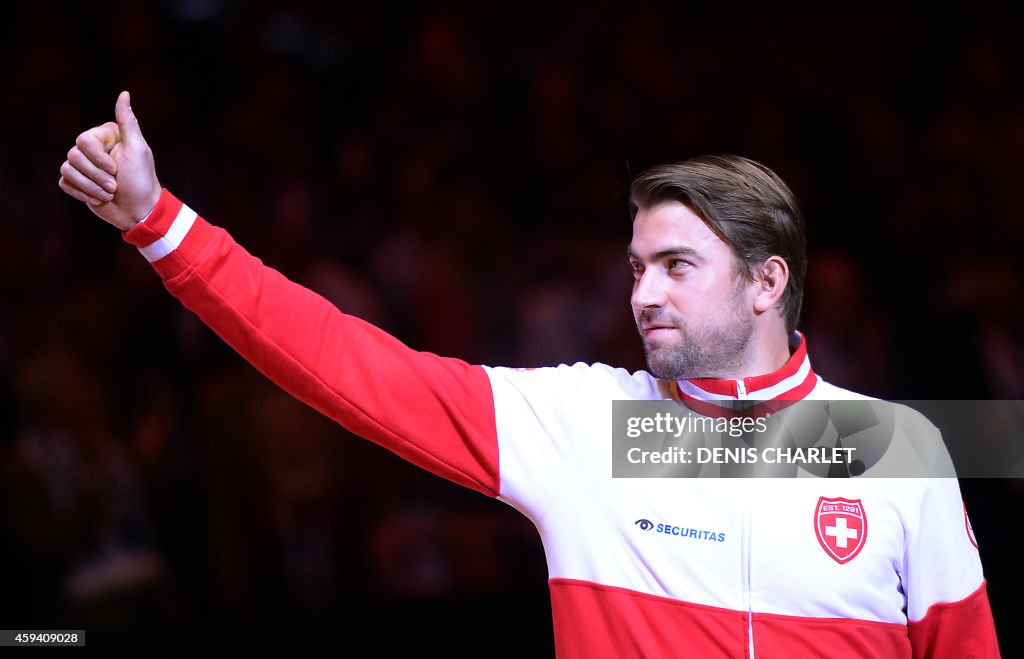 TENNIS-DAVIS-CUP-FRA-SUI