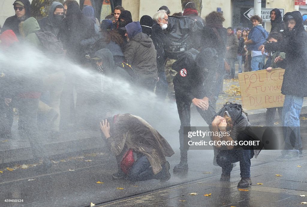 FRANCE-BRUTALITY-ENVIRONMENT-DAM-PROTEST-POLICE