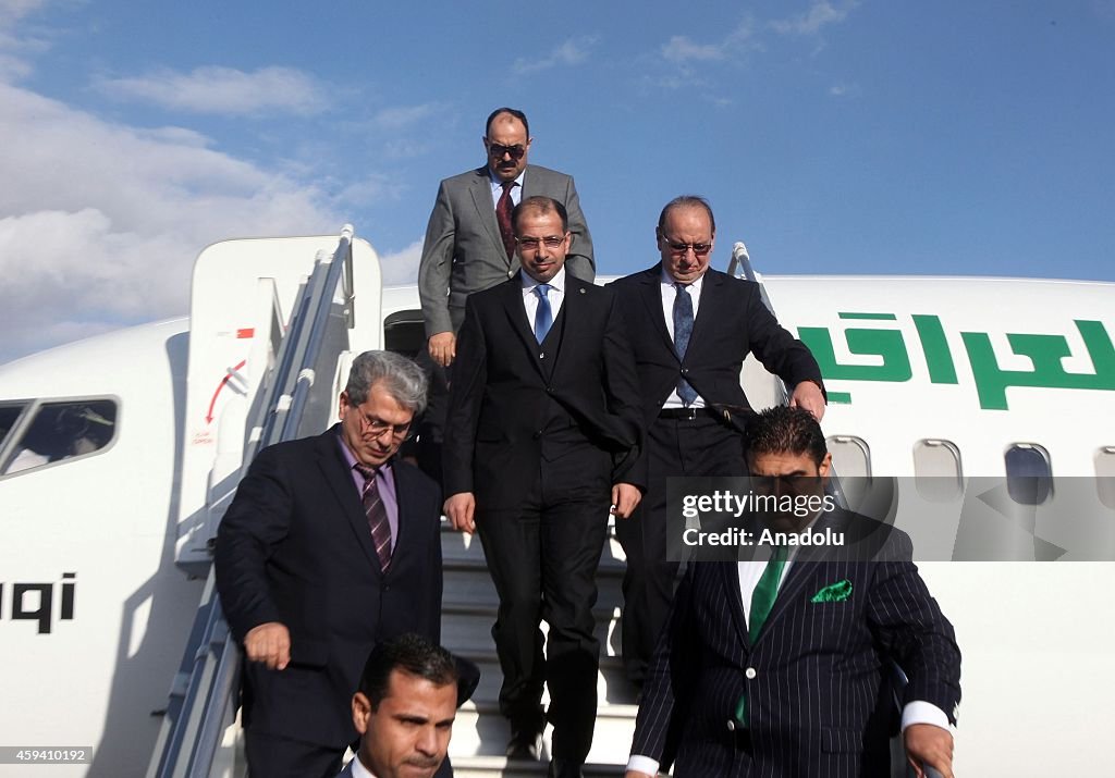 Iraqi parliament speaker Salim Jabouri visits Jordan