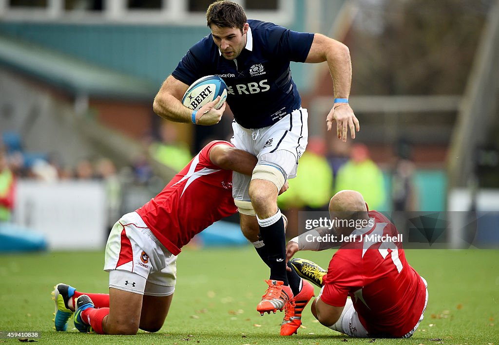 Scotland v Tonga - International Match