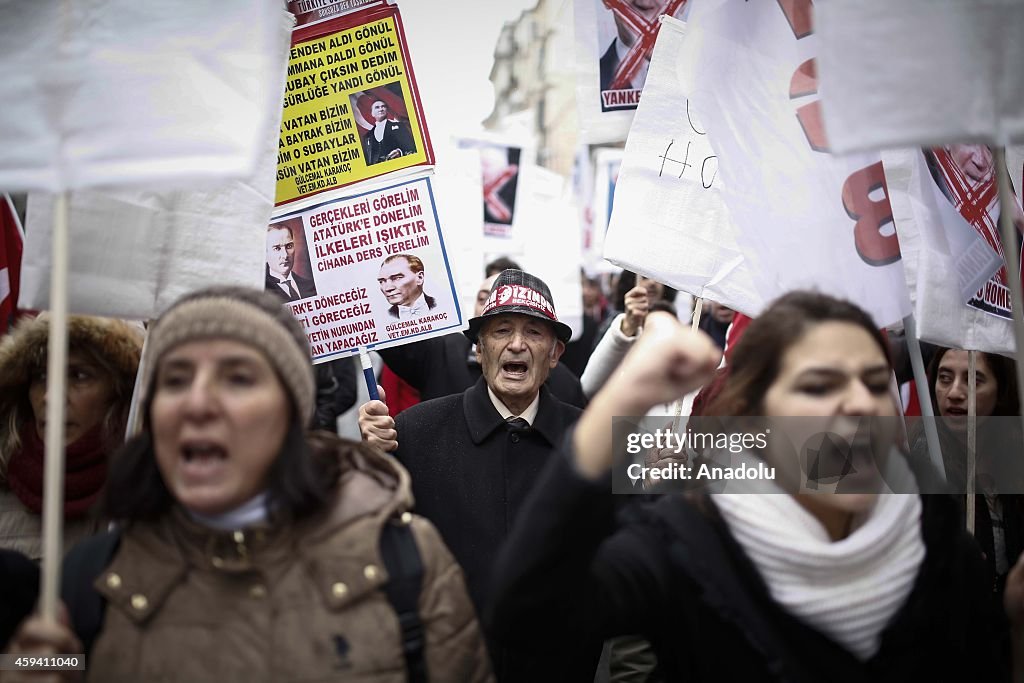 Protest against US's Vice President Biden in Turkey