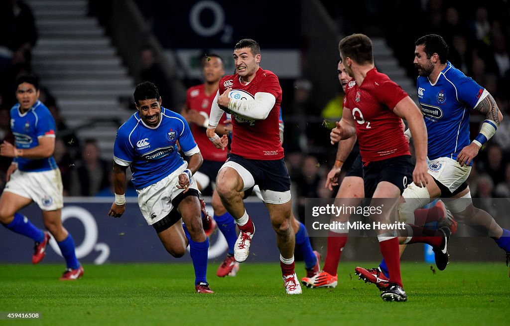 England v Samoa - QBE International