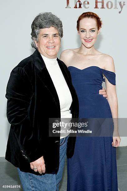 Debbie Malone and Jena Malone attend The Holy Other: A Series Of Photos by Jena Malone Opening Reception on November 21, 2014 in Los Angeles,...