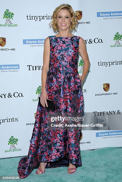 Actress Julie Bowen arrives at the 2014 Baby2Baby Gala presented by Tiffany & Co. Honoring Kate Hudson at The Book Bindery on November 8, 2014 in...