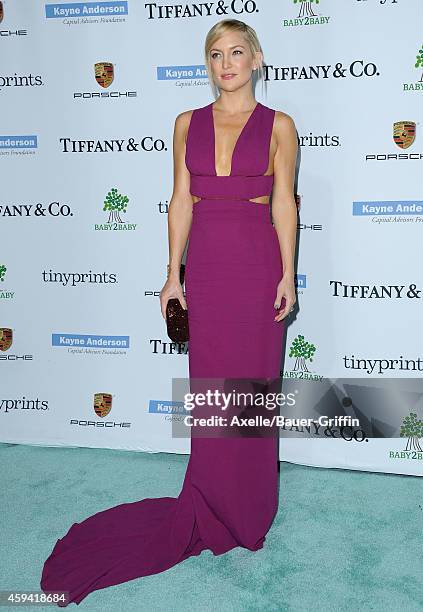 Actress Kate Hudson arrives at the 2014 Baby2Baby Gala presented by Tiffany & Co. Honoring Kate Hudson at The Book Bindery on November 8, 2014 in...