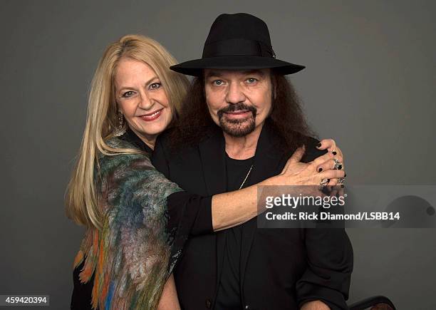 Dale Rossington and Gary Rossington pose pose backstage at One More For The Fans! - Celebrating the Songs & Music of Lynyrd Skynyrd at The Fox...