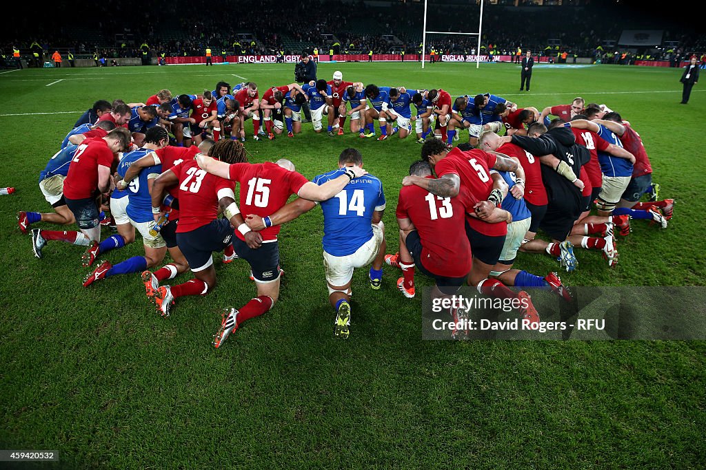 England v Samoa - QBE International