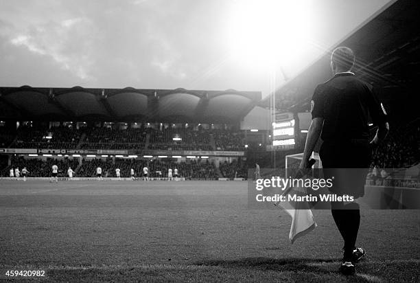 General view of Vicarage Road home of Watford during the Sky Bet Championship match between Watford and Derby County at Vicarage Road on November 22,...