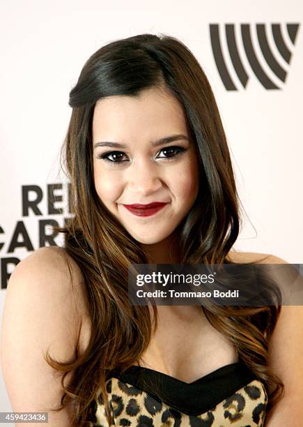 Singer Megan Nicole attends Red Carpet Radio presented by Westwood One at Nokia Theatre L.A. Live on November 22, 2014 in Los Angeles, California.