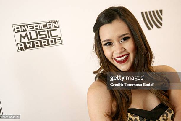 Singer Megan Nicole attends Red Carpet Radio presented by Westwood One at Nokia Theatre L.A. Live on November 22, 2014 in Los Angeles, California.