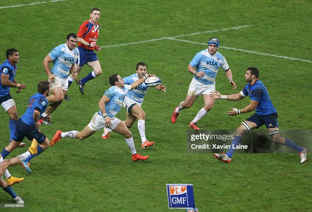 France v Argentin a Pumas- International Rugby Test Match