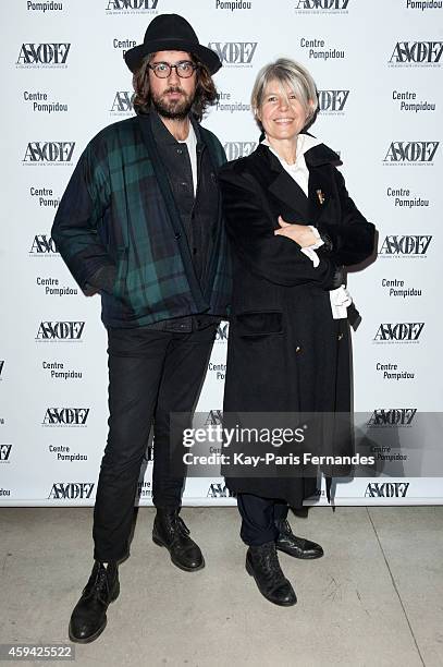 Alessio Navasques and Clara Tosi attend the ASVOFF 7 : Day 2 at Beaubourg on November 22, 2014 in Paris, France.