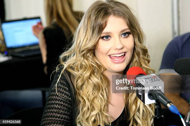 Singer Ella Henderson attends Red Carpet Radio presented by Westwood One at Nokia Theatre L.A. Live on November 22, 2014 in Los Angeles, California.