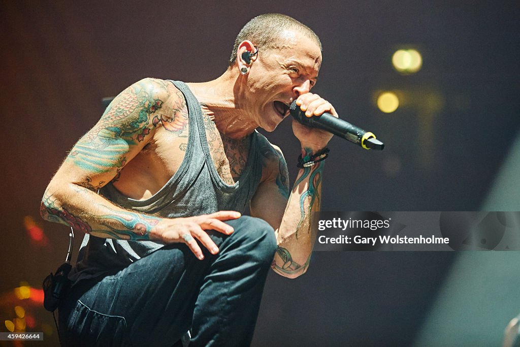 Linkin Park Perform At Phones4U Arena In Manchester