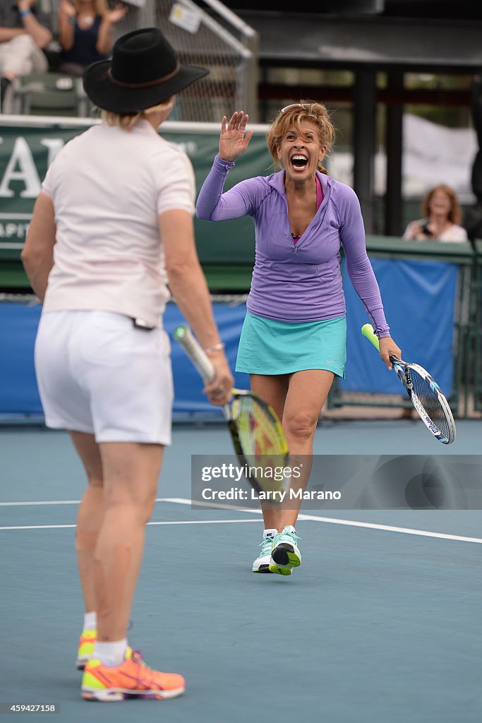 25th Annual Chris Evert/Raymond James Pro-Celebrity Tennis Classic - Day 2
