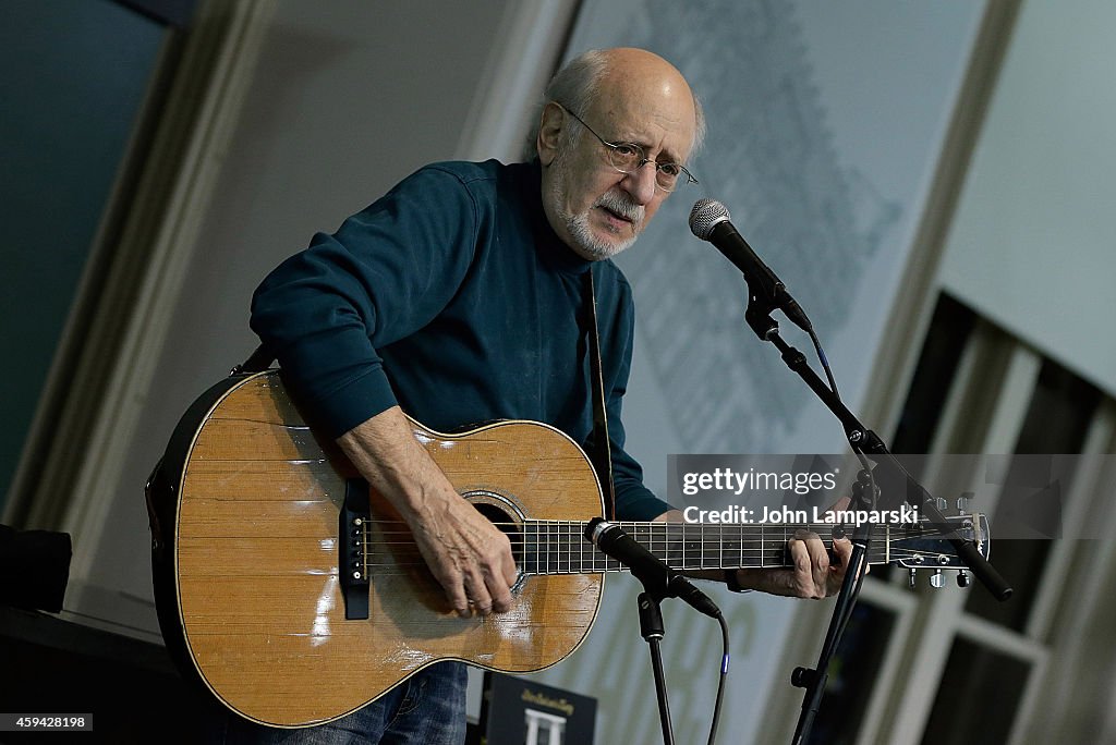 Peter Yarrow Signs Copies Of His Book "Peter Paul And Mary: Fifty Years In Music And Life"
