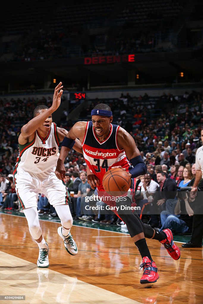 Washington Wizards v Milwaukee Bucks