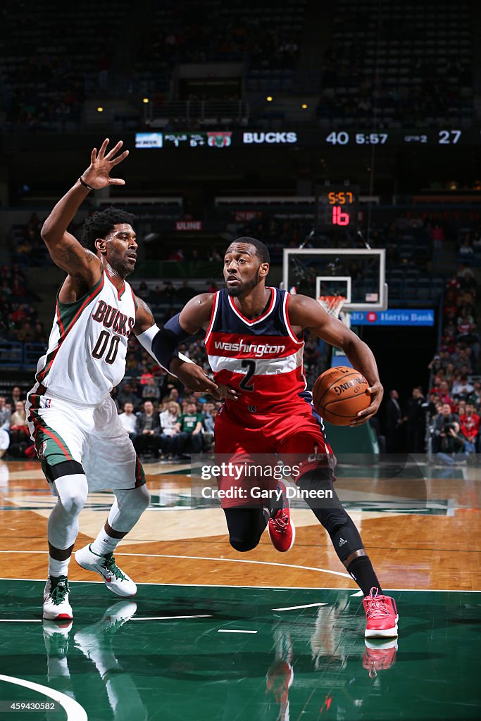 Washington Wizards v Milwaukee Bucks