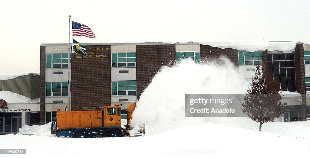 Heavy snow in Buffalo