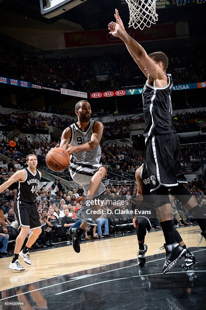 Brooklyn Nets v San Antonio Spurs