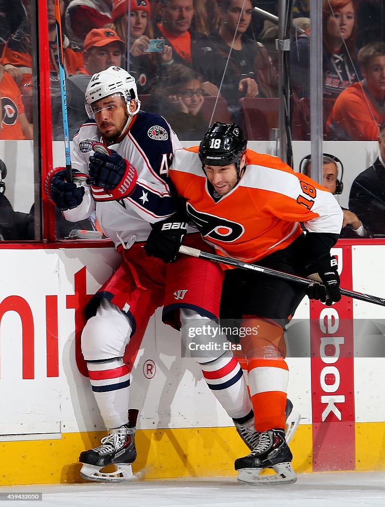 Columbus Blue Jackets v Philadelphia Flyers