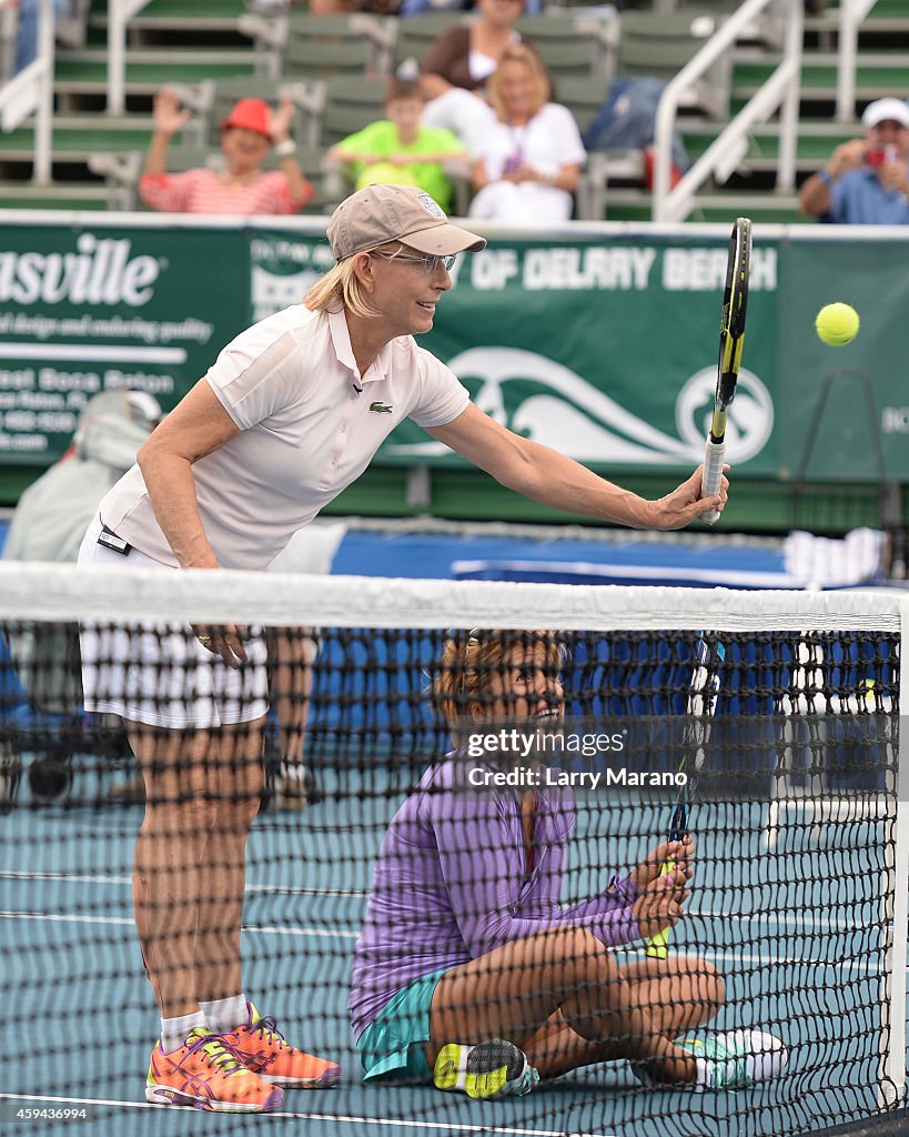 25th Annual Chris Evert/Raymond James Pro-Celebrity Tennis Classic - Day 2