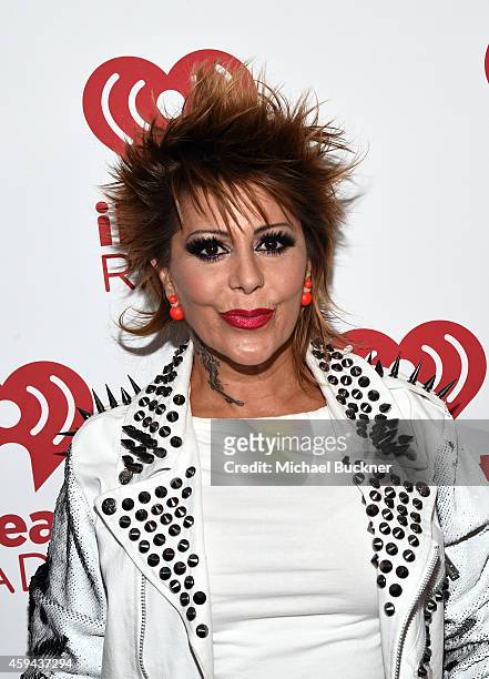 Recording artist Alejandra Guzman attends the iHeartRadio Fiesta Latina festival presented by Sprint at The Forum on November 22, 2014 in Inglewood,...