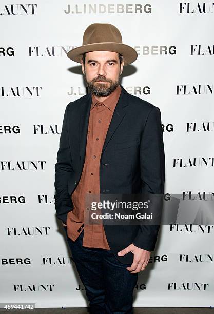 Jeffrey Shagawat attends the Celebration of Chris Pine's cover of Flaunt Magazine at Beautique on November 22, 2014 in New York City.