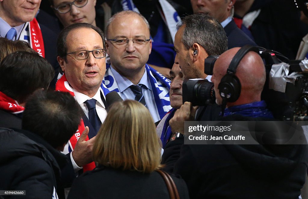 France v Switzerland - Davis Cup World Group Final: Day Two