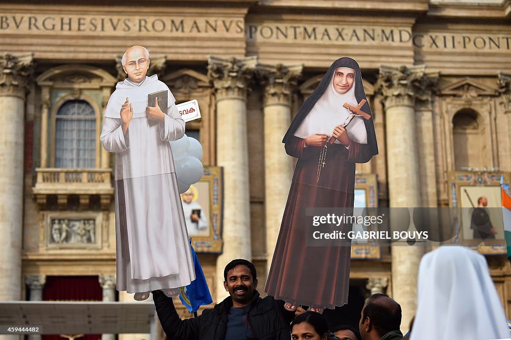 RELIGION-VATICAN-POPE-CANONIZATION