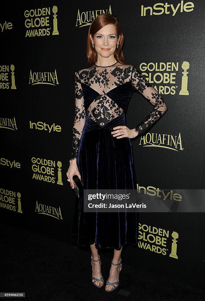 The Hollywood Foreign Press Association And InStyle Celebrate The 2015 Golden Globe Award Season