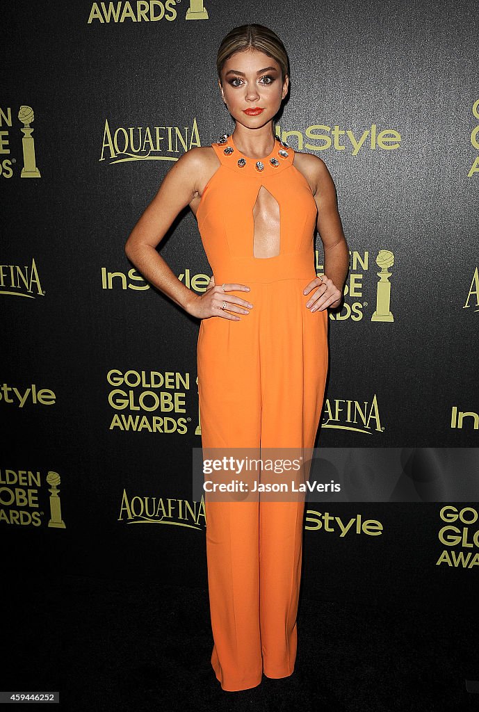 The Hollywood Foreign Press Association And InStyle Celebrate The 2015 Golden Globe Award Season