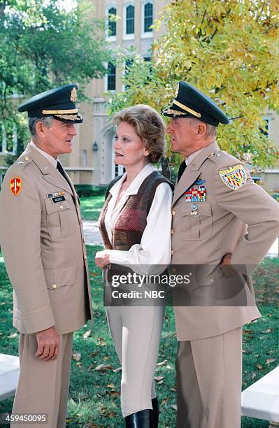 Dress Gray" -- Pictured: Hal Holbrook as Gen. Charles Hedges, Lloyd Bridges as Gen. Axel Rylander --