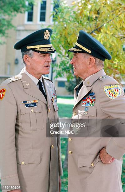 Dress Gray" -- Pictured: Hal Holbrook as Gen. Charles Hedges, Lloyd Bridges as Gen. Axel Rylander --