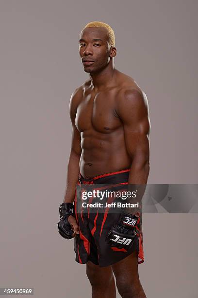 William 'Patolino' Macario poses for a portrait during a UFC photo session on December 26, 2013 in Las Vegas, Nevada.