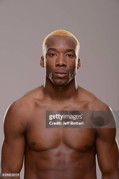 William 'Patolino' Macario poses for a portrait during a UFC photo session on December 26, 2013 in Las Vegas, Nevada.
