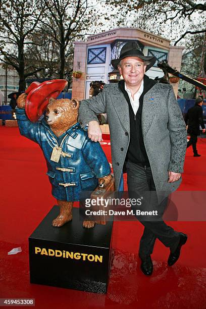 Hugh Bonneville attends the World Premiere of "Paddington" at Odeon Leicester Square on November 23, 2014 in London, England.