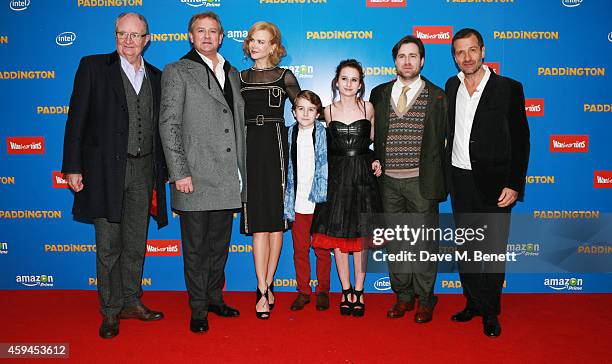 Jim Broadbent, Hugh Bonneville, Nicole Kidman, Samuel Joslin, Madeleine Harris, director Paul King and producer David Heyman attend the World...