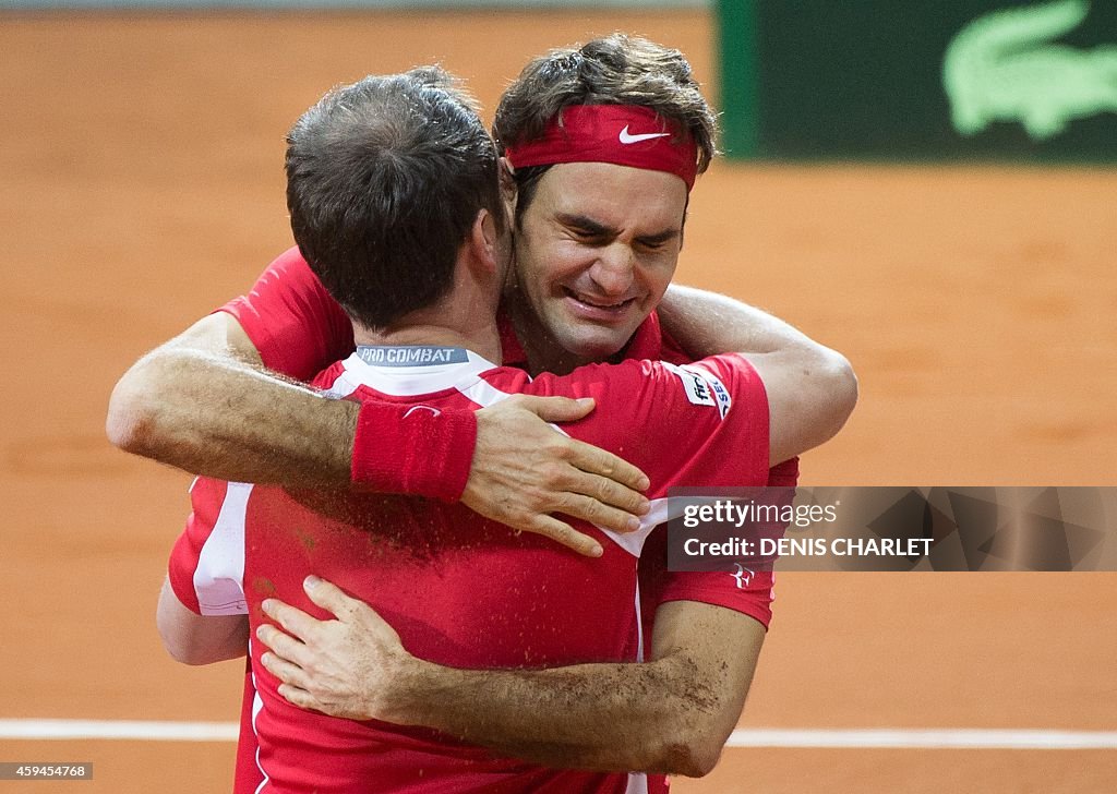 TENNIS-DAVIS-CUP-FRA-SUI