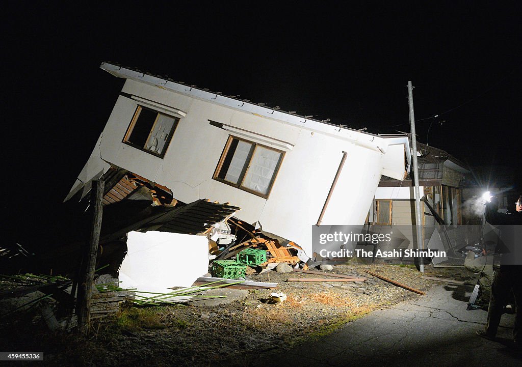 Magnitude 6.8 Strong Earthquake Hits Northern Nagano