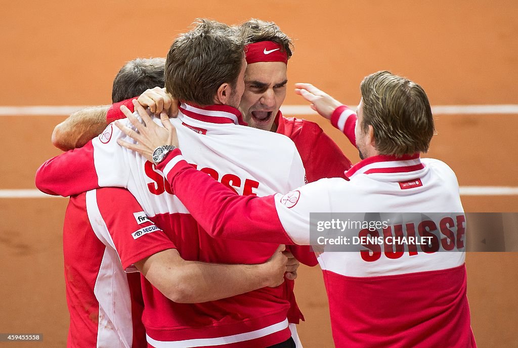 TENNIS-DAVIS-CUP-FRA-SUI