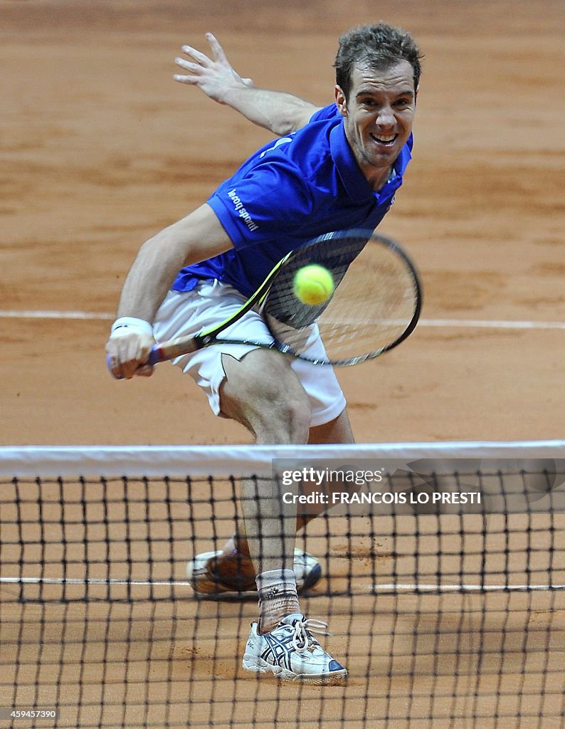 TENNIS-DAVIS-CUP-FRA-SUI