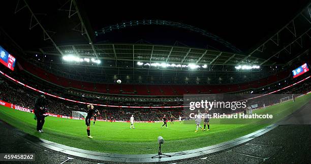 General view during the Women's International Friendly match between England and Germany at Wembley Stadium on November 23, 2014 in London, England.