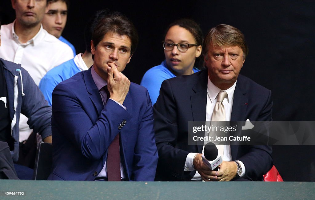 France v Switzerland - Davis Cup World Group Final: Day Three