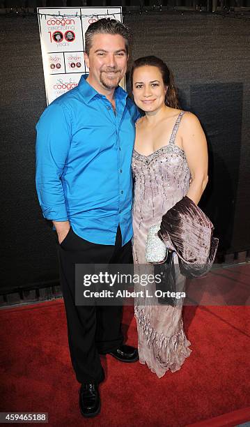 Actor Jeremy Miller and wife Joanie Miller arrive for 100 Years Of Jackie Coogan With A Special Screening Of "The Kid" held at Arena Cinema Hollywood...