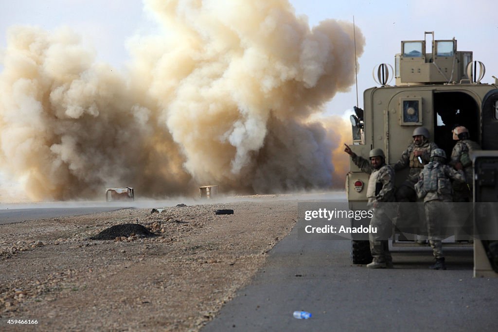 Iraqi army forces and Peshmerga regained control of Diyala's Sadiye town