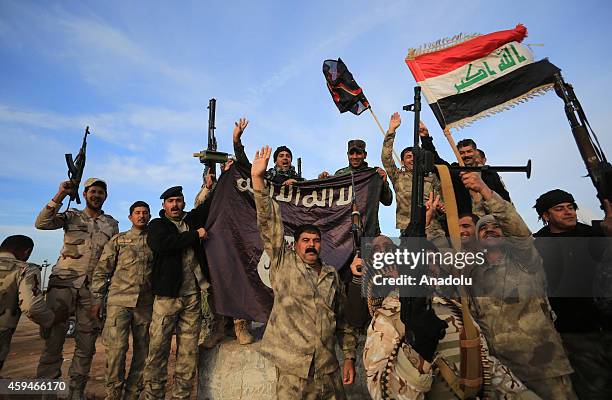 Iraq army forces and Peshmerga forces launch an US-led operation against Islamic State of Iraq and the Levant in Sadiye town of Diyala, Iraq on...