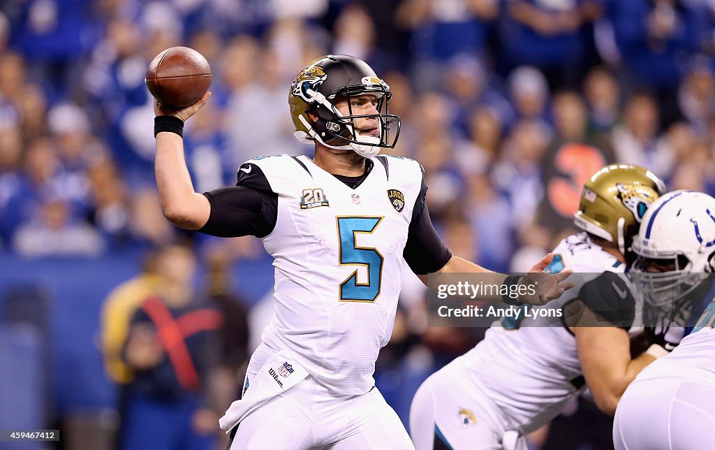 Jacksonville Jaguars v Indianapolis Colts