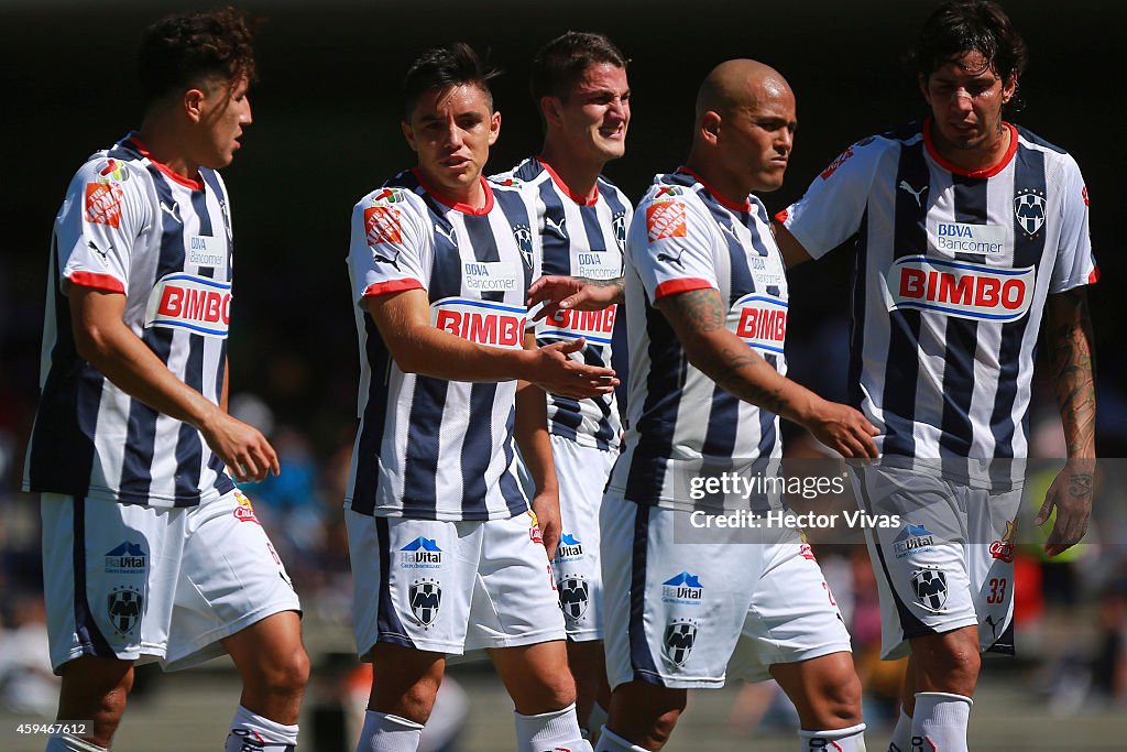 Pumas UNAM v Monterrey - Apertura 2014 Liga MX