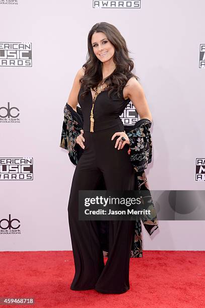 Internet personality Brittany Furlan attends the 2014 American Music Awards at Nokia Theatre L.A. Live on November 23, 2014 in Los Angeles,...